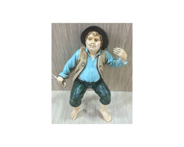 Montanini Landi 1075 Ciccibacco 10 cm resina presepe