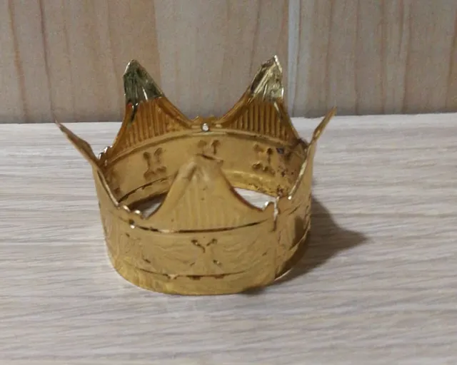 Ditta Montanini Stellari e aureole SA29 corona oro 5x3,5 cm