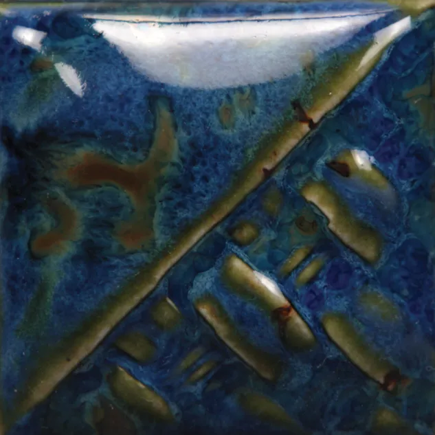 Cerama Smalti liquidi Midnight Rain smalto ceramica blu verde alimentare