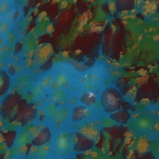 Mayco Jungle Gems Monet's Pond smalto verde cristalli blu