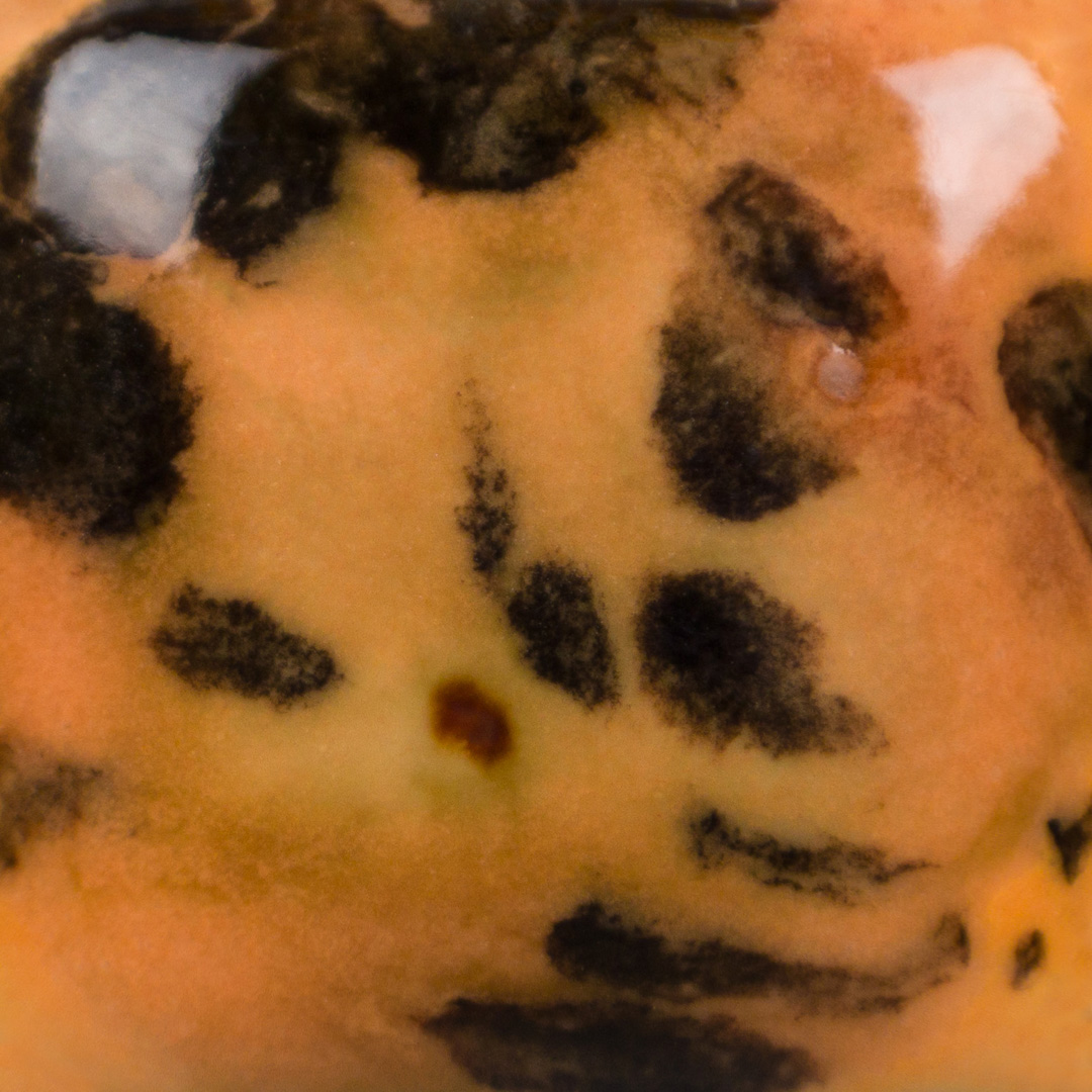 Mayco Jungle Gems Papaya smalto ceramica arancione cristalli
