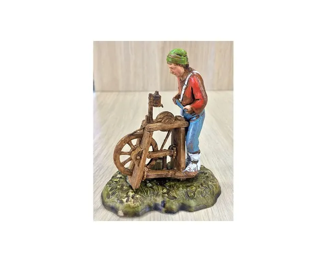 Ditta Montanini 0199-06 Arrotino statuina presepe resina