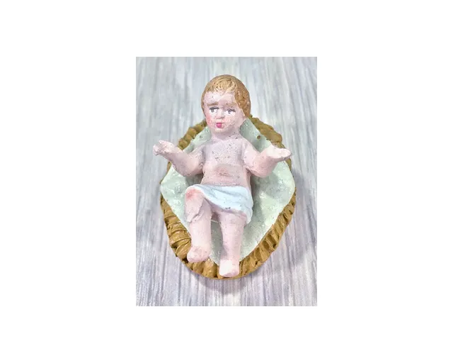 Ditta Montanini Pastori T7003 Bambino statuina 7cm terracotta