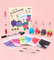 Pott'd Projects Fruity Friends Set kit ceramica frutta