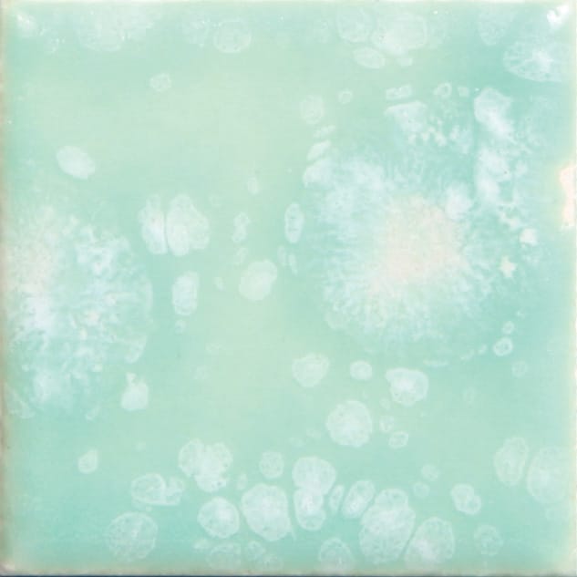 Mayco Jungle Gems Seafoam smalto ceramica turchese cristalli