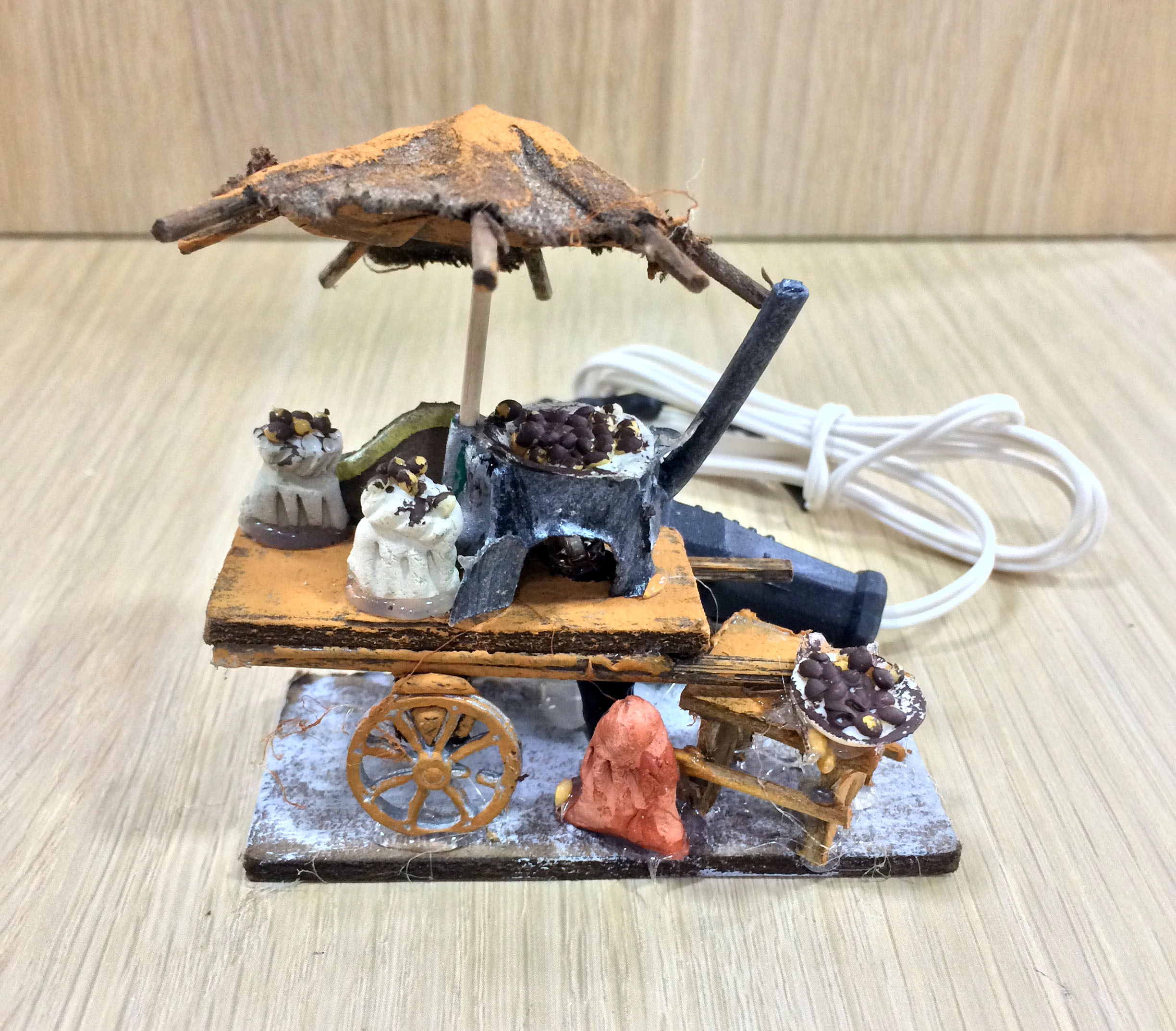 Ditta Montanini Minuterie 046 Carretto Castagnaro Miniatura