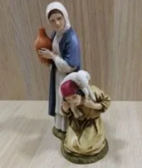 Ditta Montanini Pastori Landi 420-1169 donna anfora presepe 11cm