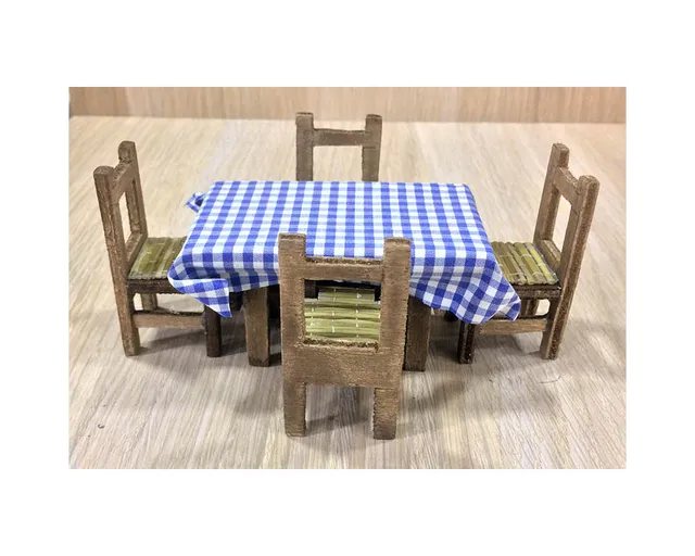 Montanini Tavoli SB12 tavolo con sedie grande arredo presepe