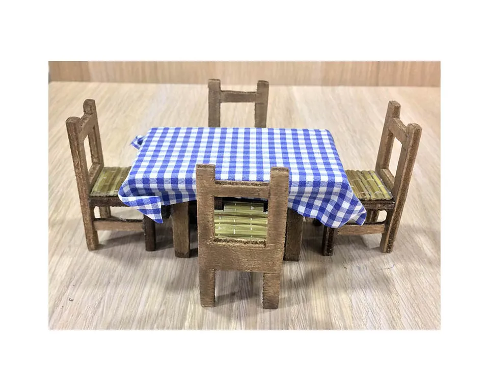 Montanini Tavoli SB12 tavolo con sedie grande arredo presepe