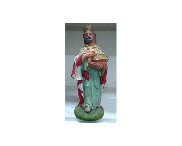 Montanini G415 re bianco carta pesta pastore 30 cm