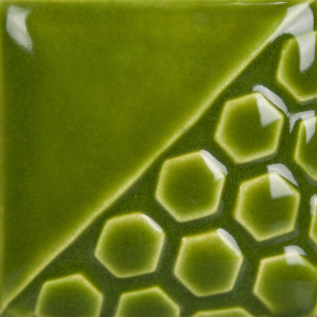 Mayco Elements Foliage Green smalto verde lucido texture