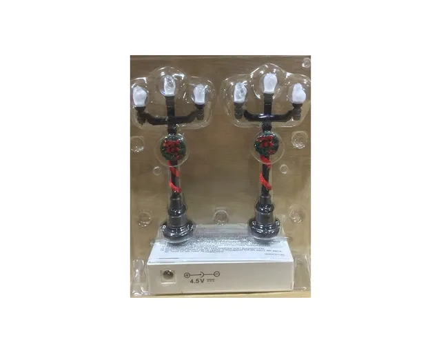 Ditta Montanini Lampioni 44184 kit 2 lampioni 3 luci 10 cm