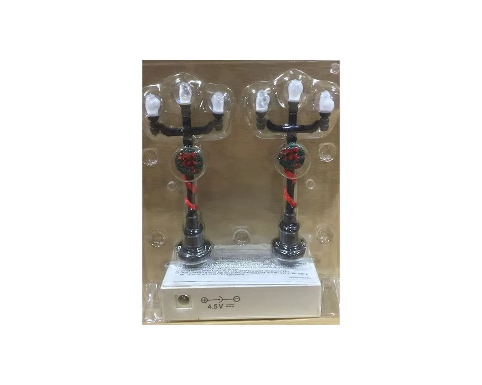 Ditta Montanini Lampioni 44184 kit 2 lampioni 3 luci 10 cm