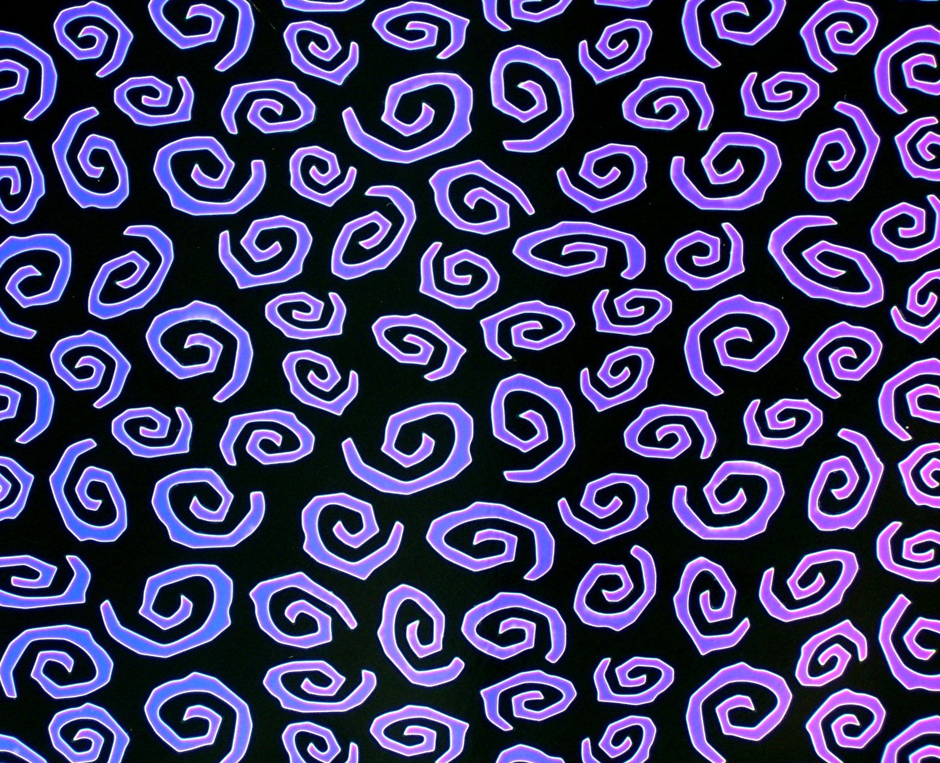 Cbs Borderline vetro dicroico spirals verde magenta blu