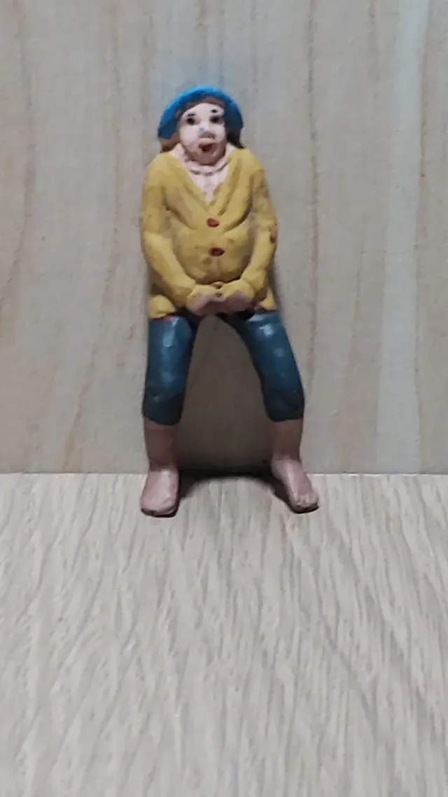 Ditta Montanini Pastori TC28 statuina presepe terracotta 6 cm