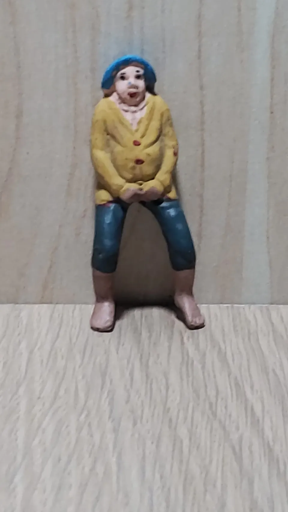 Ditta Montanini Pastori TC28 statuina presepe terracotta 6 cm