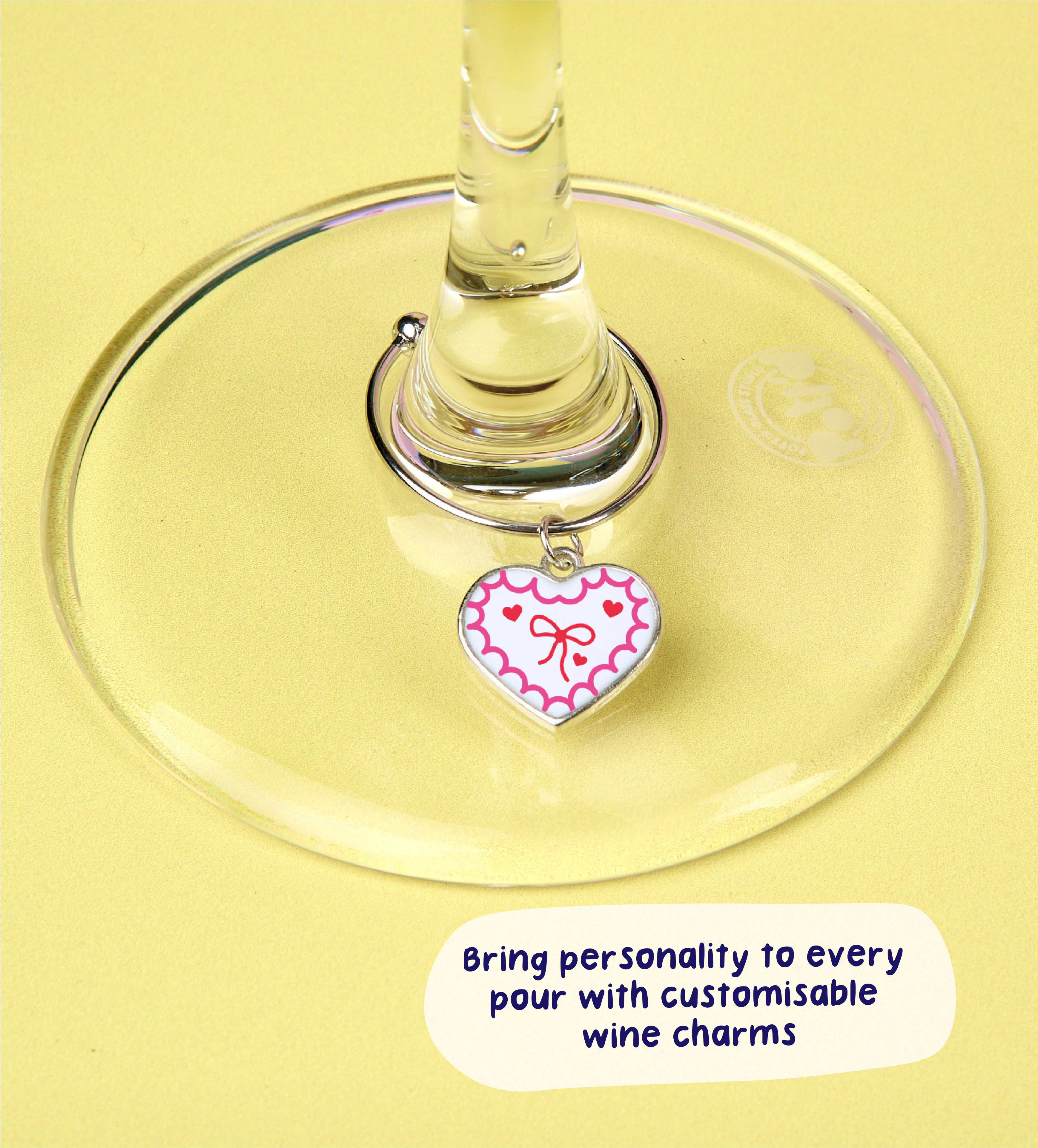 Pott'd Painting Kits Date Night kit 2 bicchieri vino in vetro