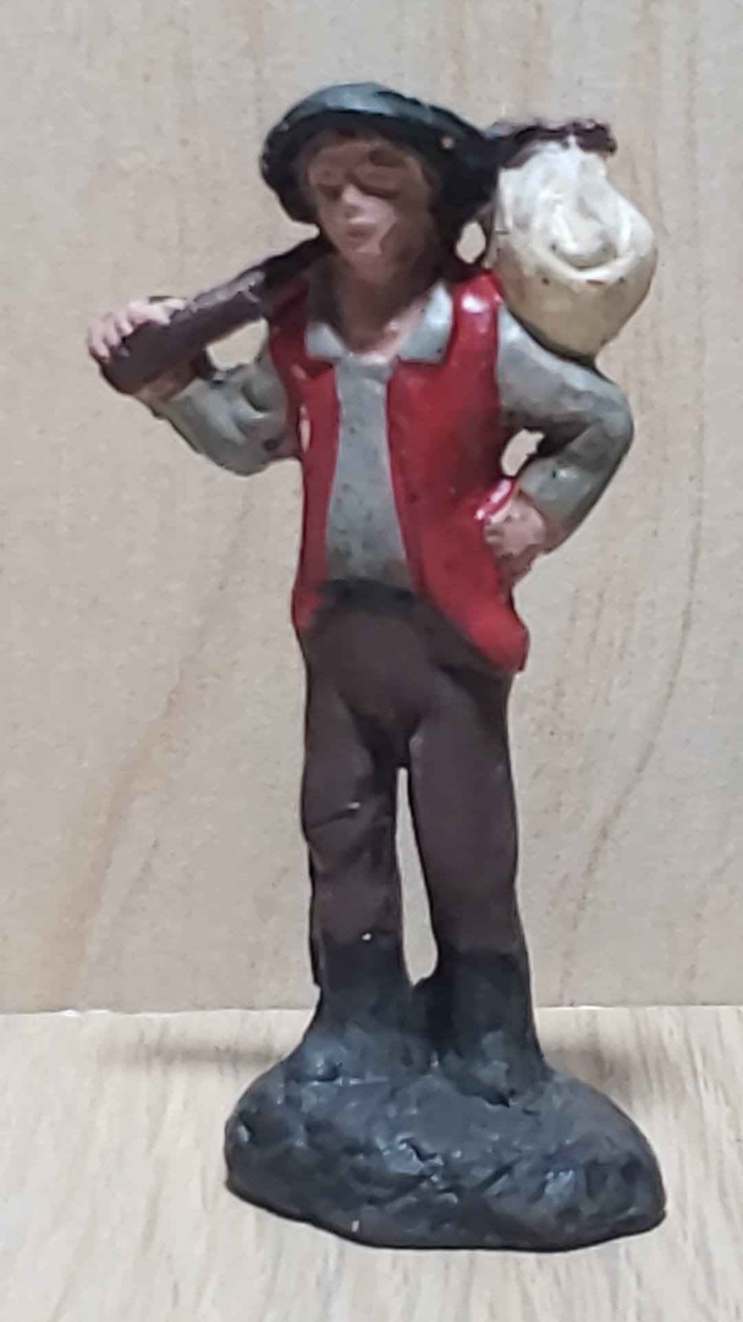 Ditta Montanini TC15 statuina presepe 6 cm terracotta