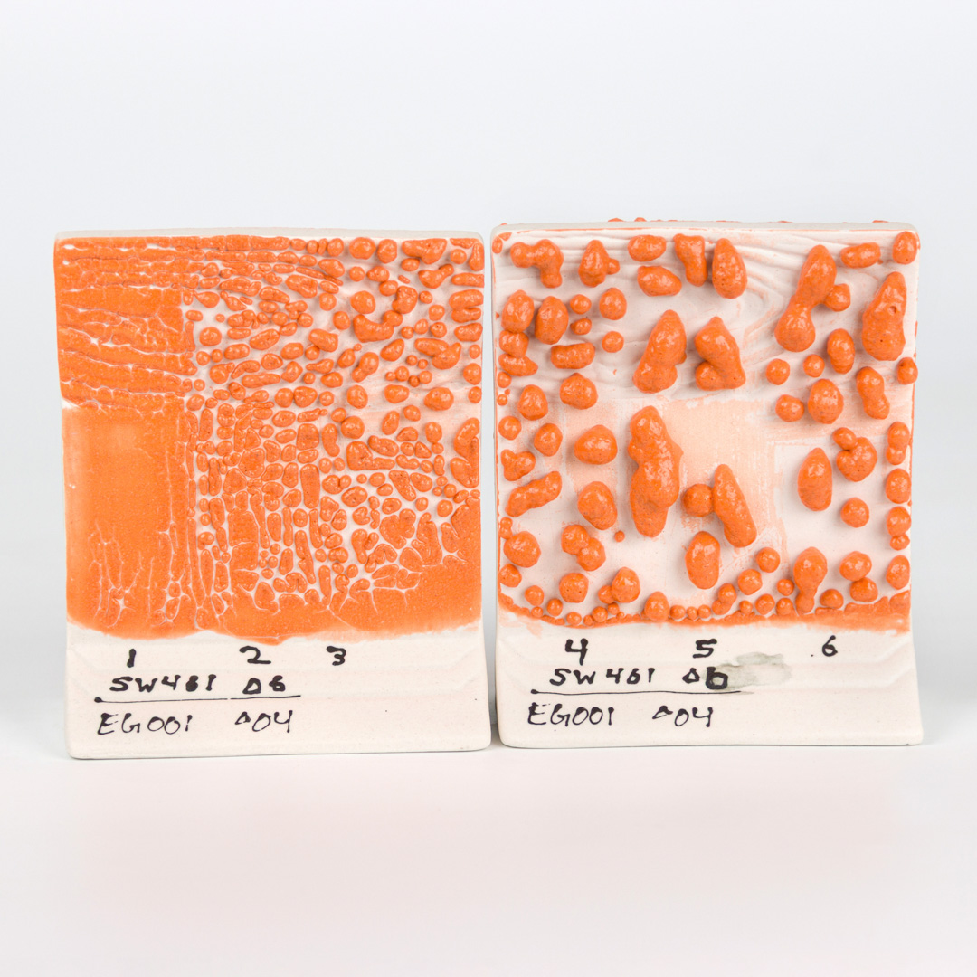 Mayco Ritual Glaze Orange Moon Rocks smalto arancio