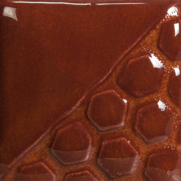 Mayco Elements Rust Red smalto ceramico rosso ruggine lucido