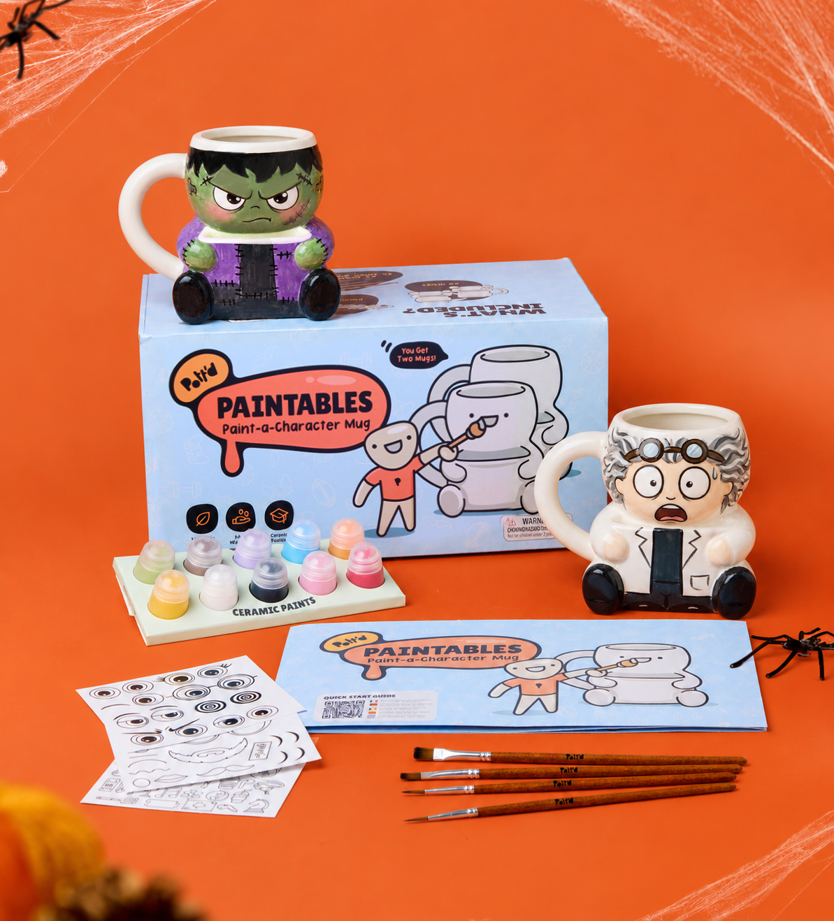 Pott'd Painting Kits Halloween Charaktere kit tazze ceramica