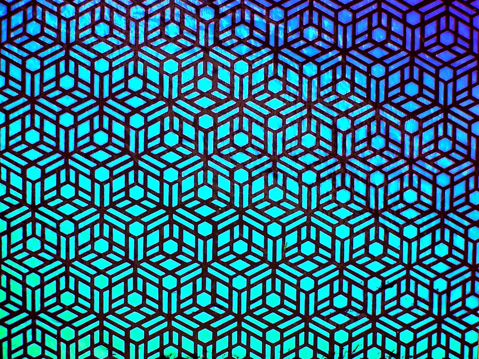Cbs Dichroic Borderline Geometric vetro dicroico arcobaleno