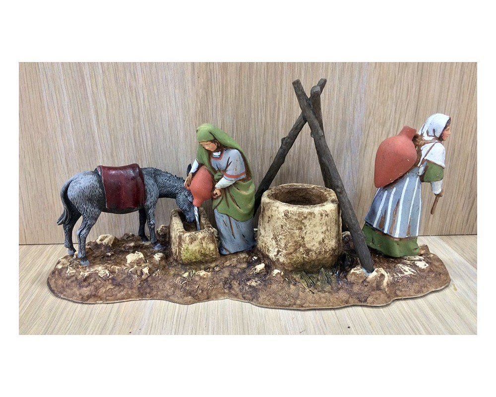 Ditta Montanini Gruppi Landi 1005-01 Gruppo Fontana scena presepe