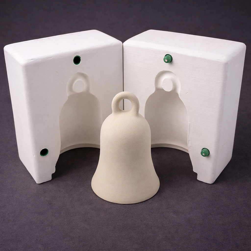CERCO PM 599 Bell stampo in gesso 2 pezzi campana