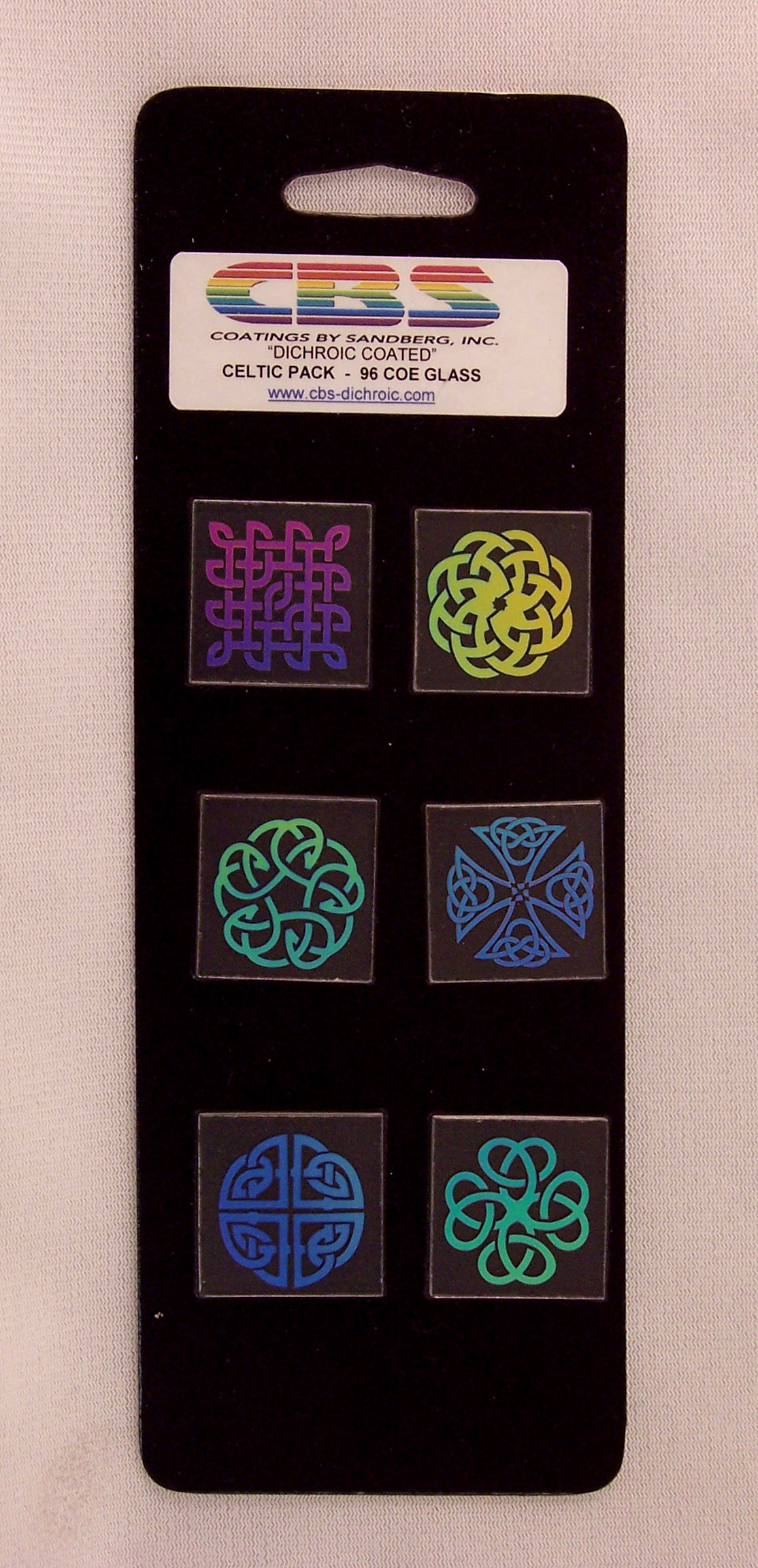 Cbs Dichroic Celtic Pack Large vetro fusione 6 pezzi celtico