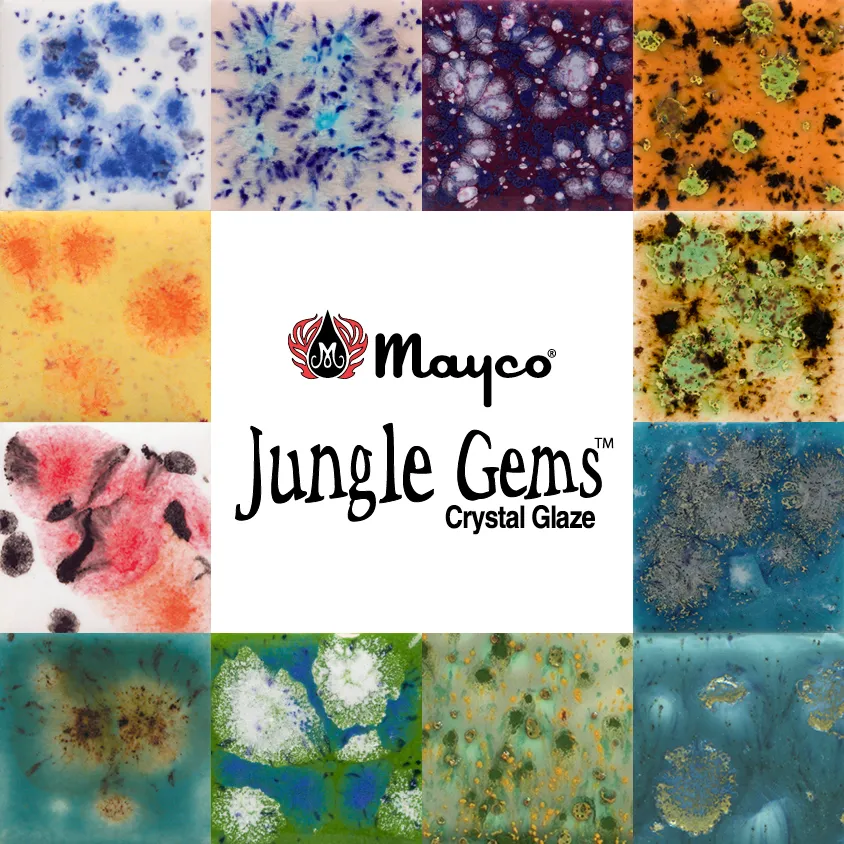 Mayco Crystalites Assortment Kit #1 Pints kit smalti ceramica