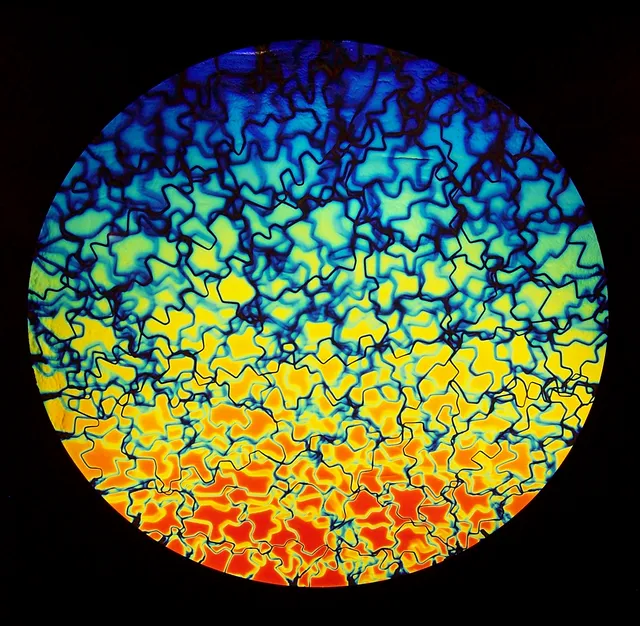 CBS Fusion Rainbow 1 vetro dicroico pattern intenso per fusione