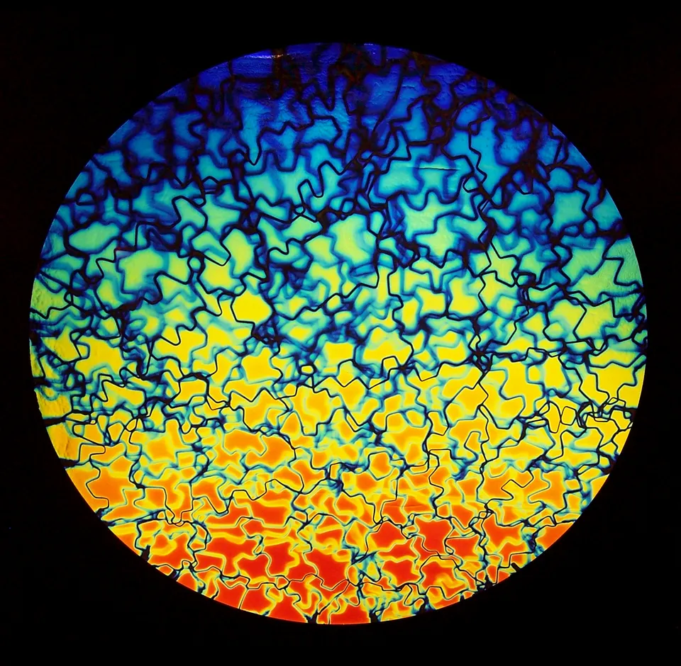 CBS Fusion Rainbow 1 vetro dicroico pattern intenso per fusione