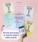 Pott'd Painting Kits kit bicchieri cocktail vetro 2 pezzi
