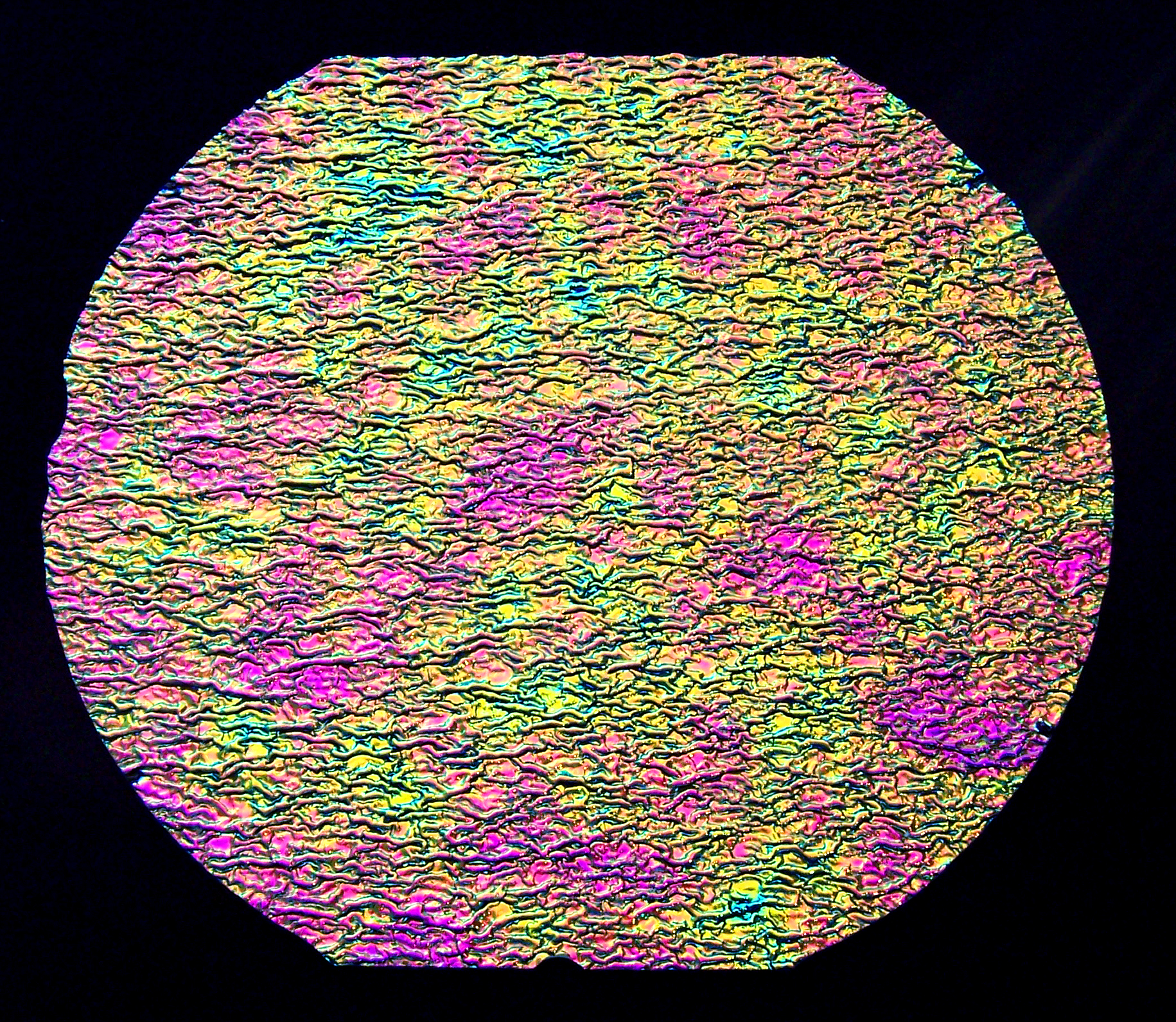 Cbs Dichroic Aurora Borealis vetro dicroico verde magenta