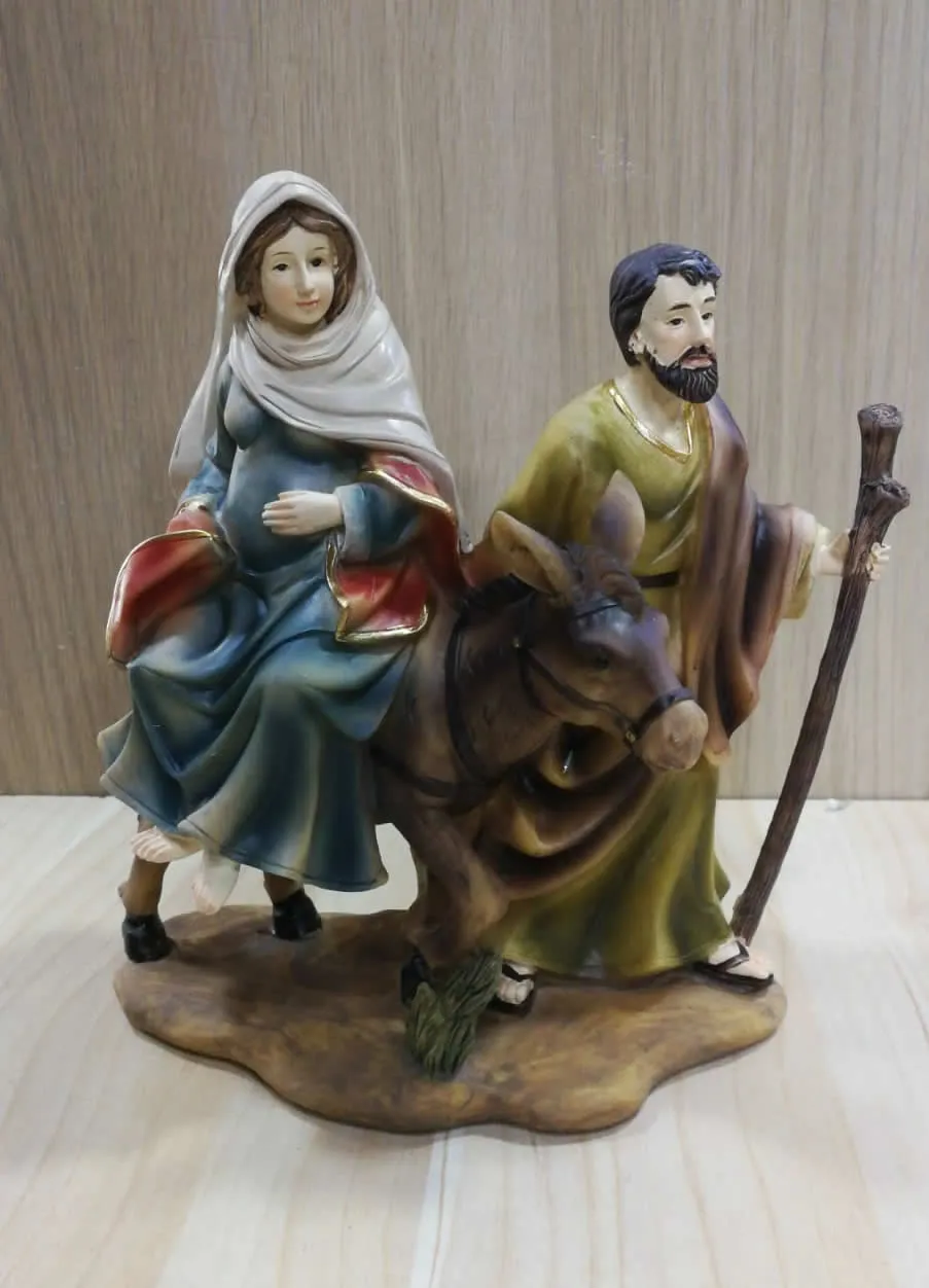 Ditta Montanini Natività Art K073 Madonna Incinta 18x16 cm