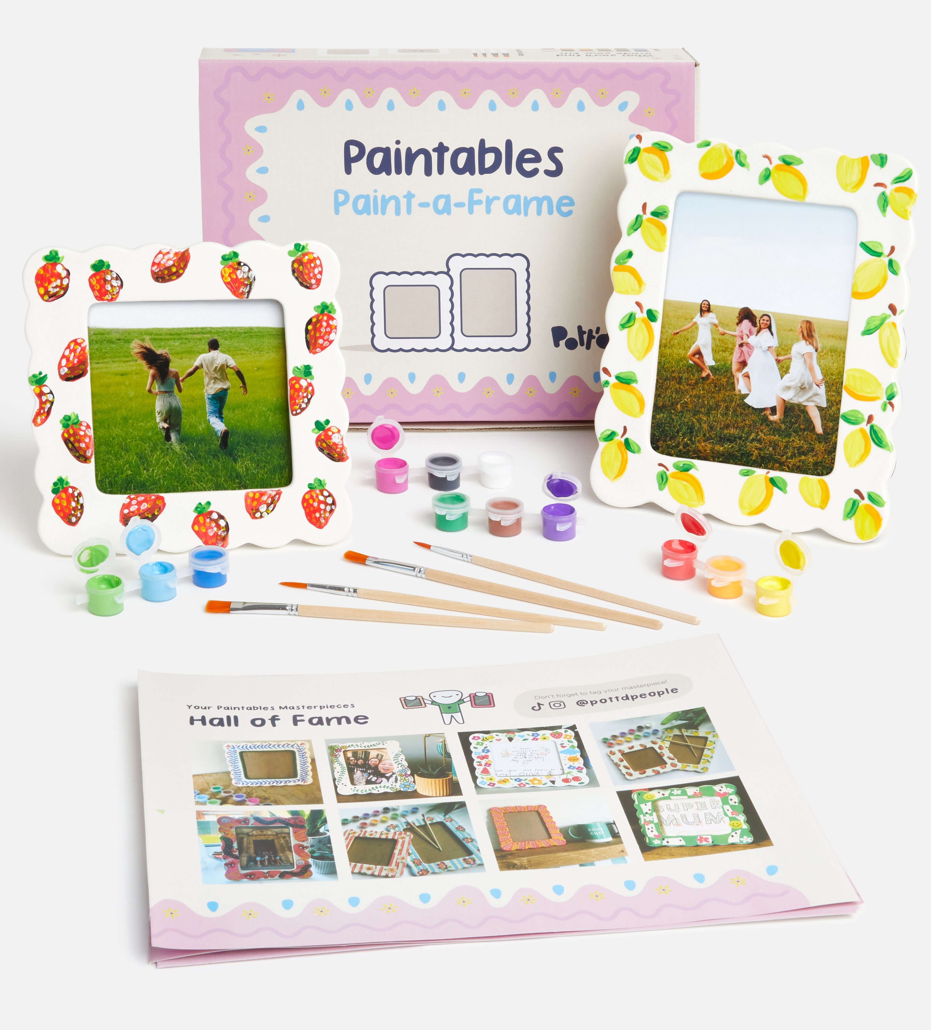 Pott'd Painting Kits Mom's Frame kit pittura cornice ricordo ceramica