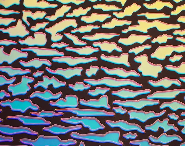 Cbs Dichroic Borderline Animal Mixture lastra vetro fusione