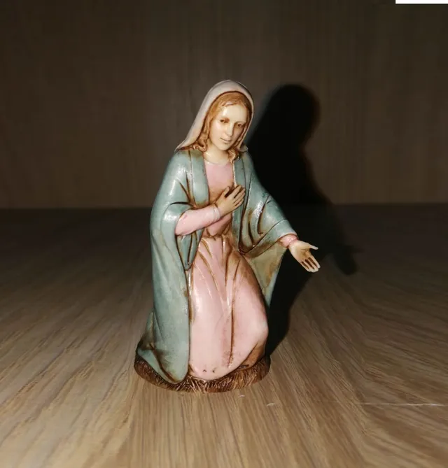 Ditta Montanini Landi 1001 Madonna statuina presepe 10 cm