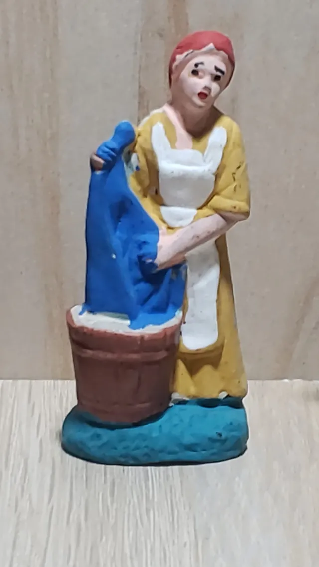 Montanini Terracotta TC14 Lavandaia presepe 6 cm