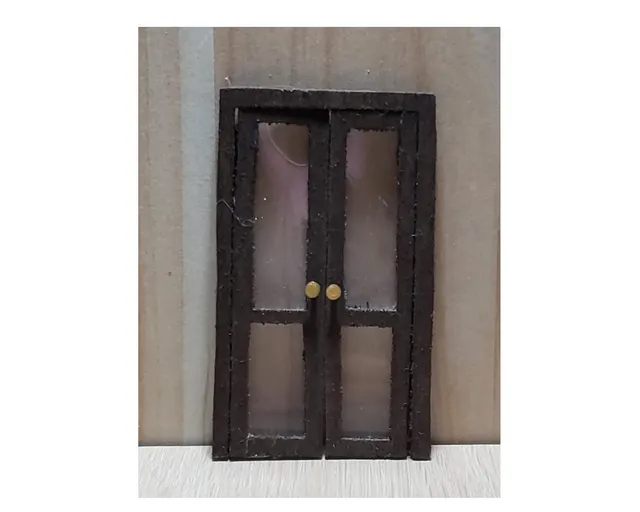 Montanini FL1 finestra presepe 7,5x4,5 cm miniatura