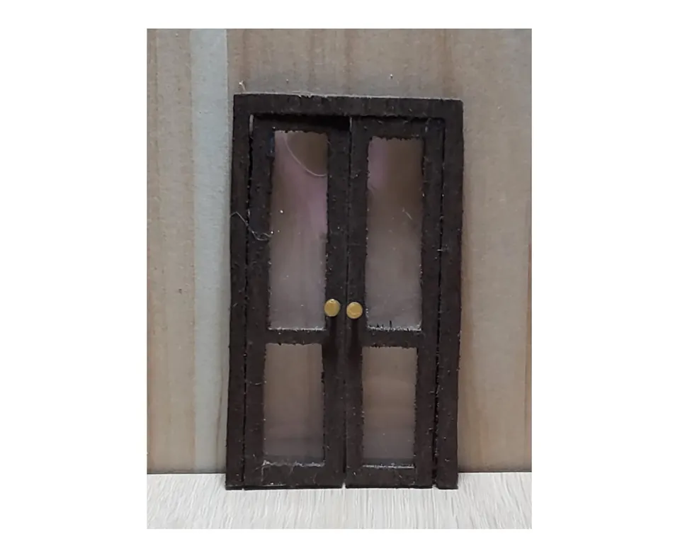 Montanini FL1 finestra presepe 7,5x4,5 cm miniatura