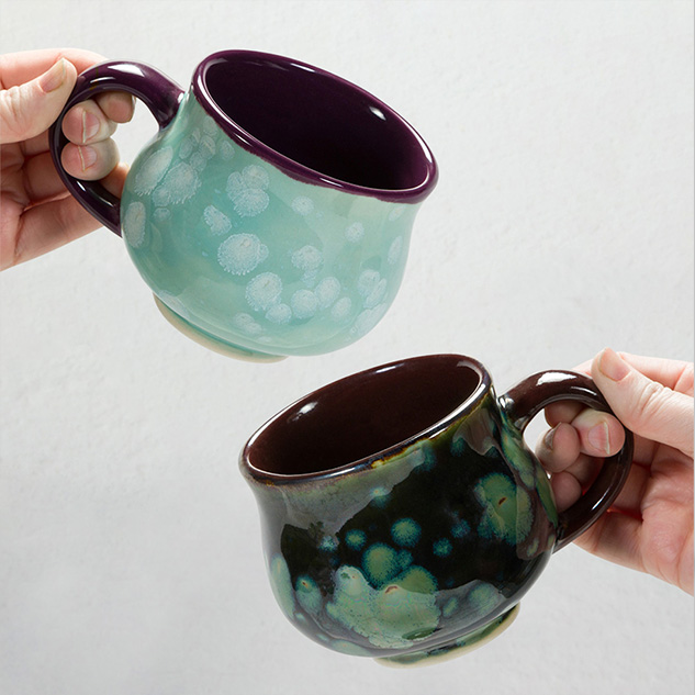 Mayco Stoneware Bisque Carmen Mug tazza biscotto ceramica