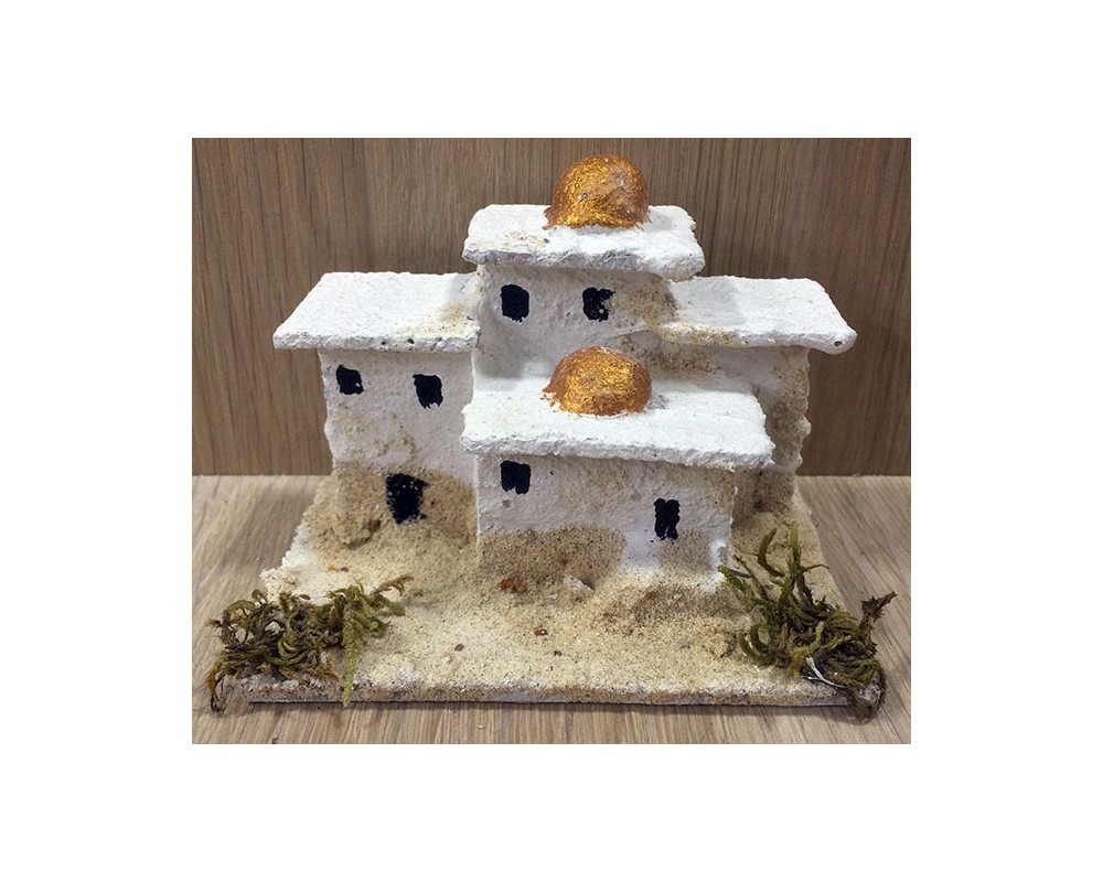 Montanini CA1 casa araba sughero per presepe
