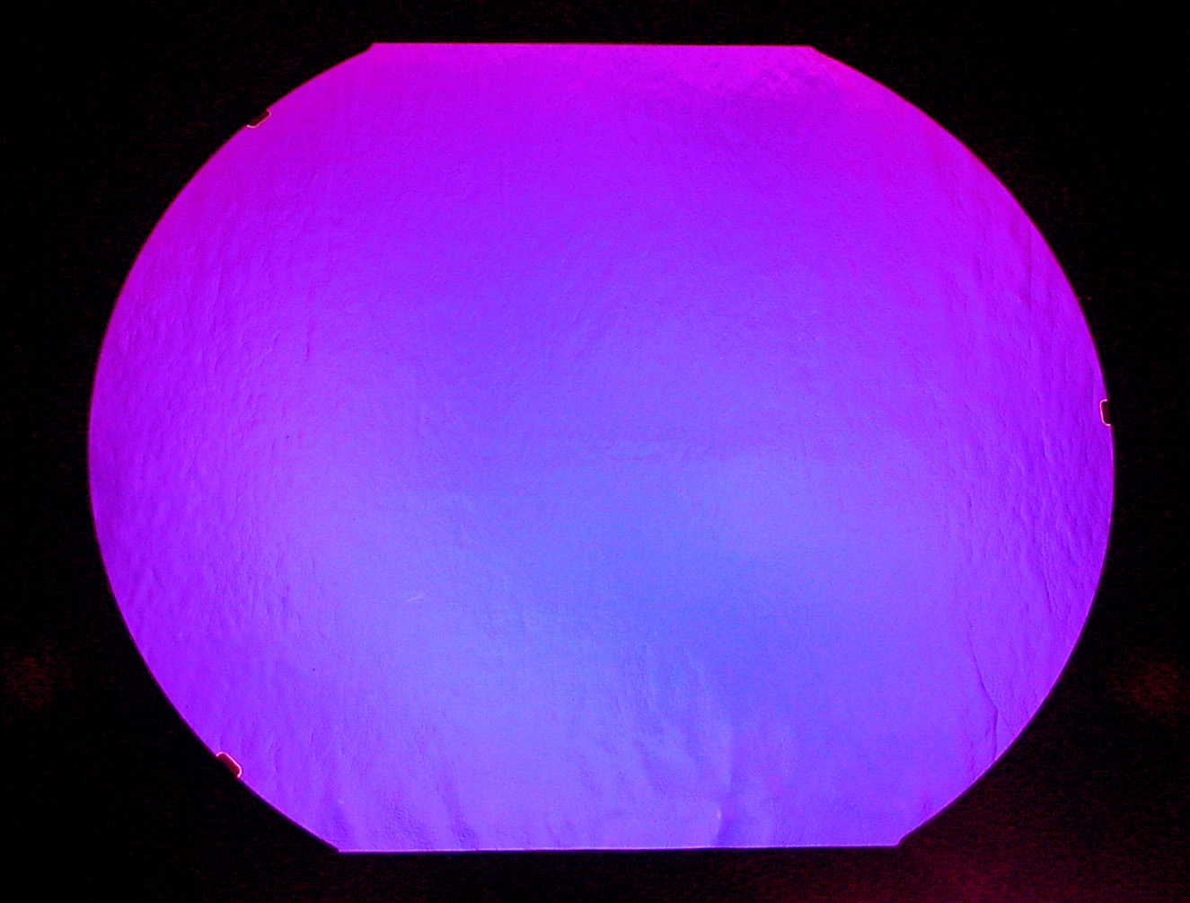 Cbs Green/Magenta Blue vetro dicroico tondo 48 cm