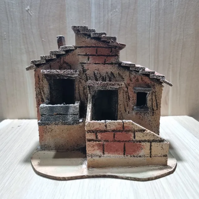 Ditta Montanini Casette art 27 casetta sughero presepe