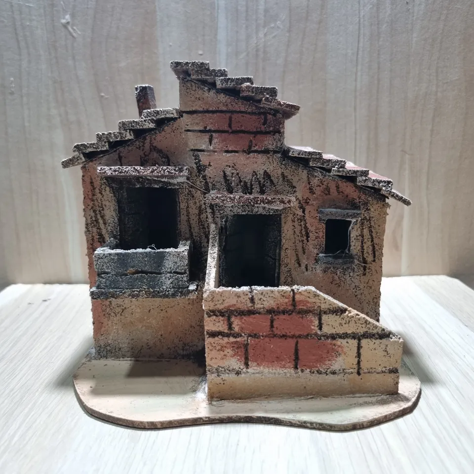 Ditta Montanini Casette art 27 casetta sughero presepe