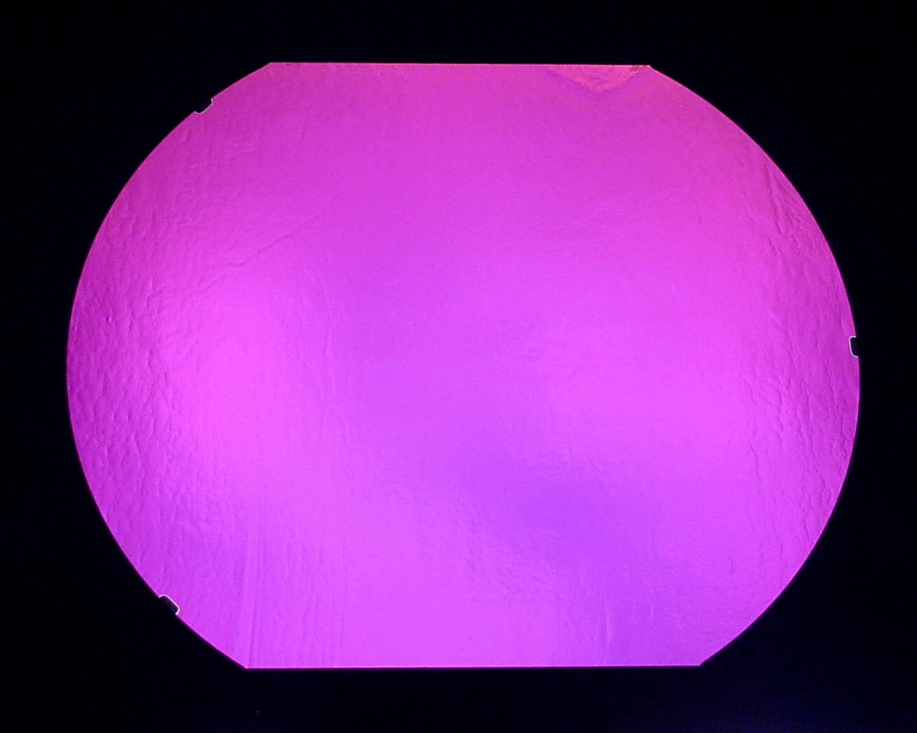 CBS Dichroic Green Magenta lastra vetro 19 pollici rotonda