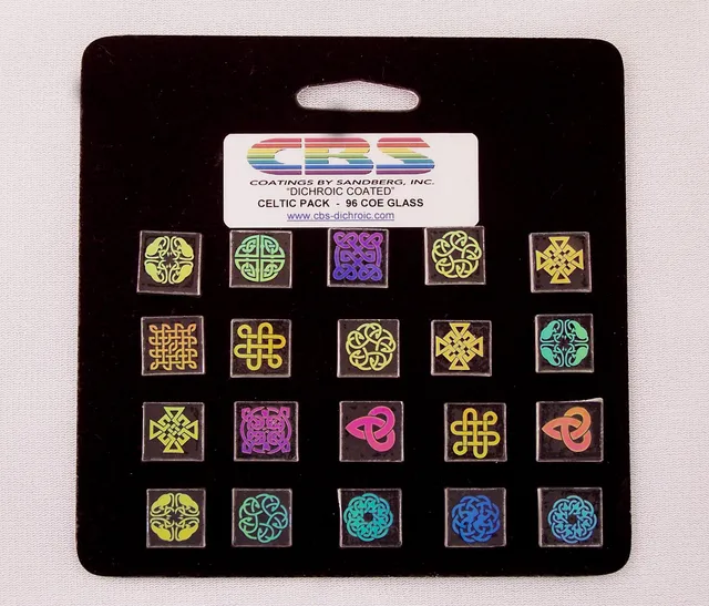Cbs Dichroic Celtic Pack vetro fusione Small 20 pezzi