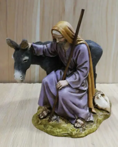 Ditta Montanini Natività 420-1546 San Giuseppe 15 cm statua resina