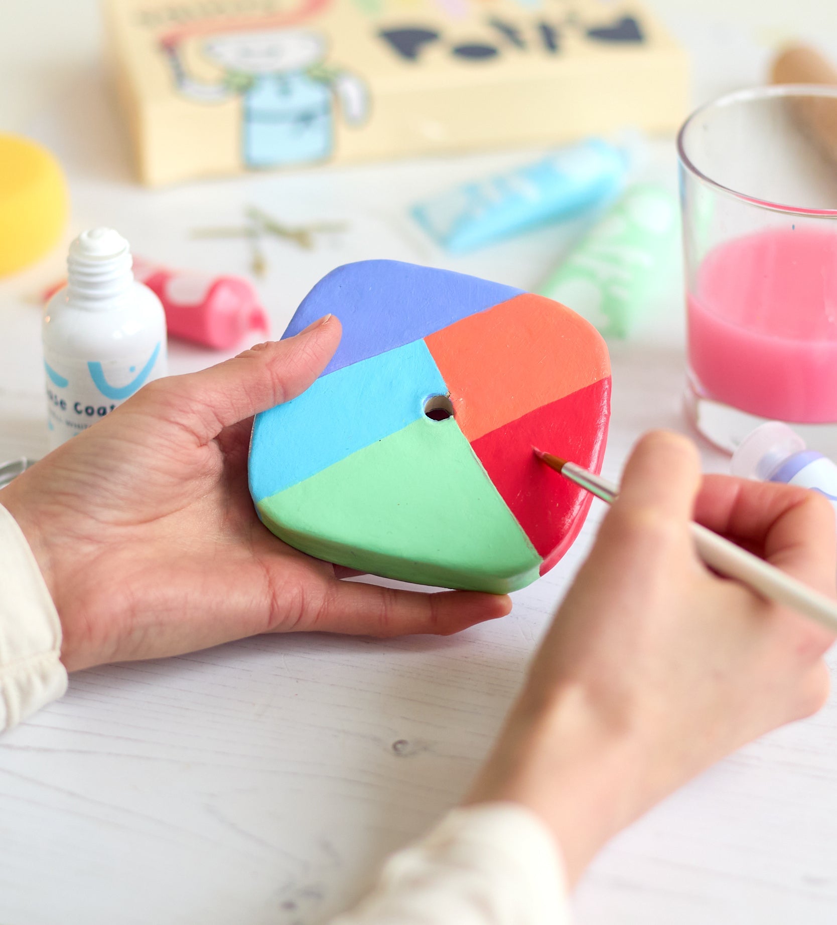 Pott'd Projects Create-a-Clock kit orologio ceramica Minimalist